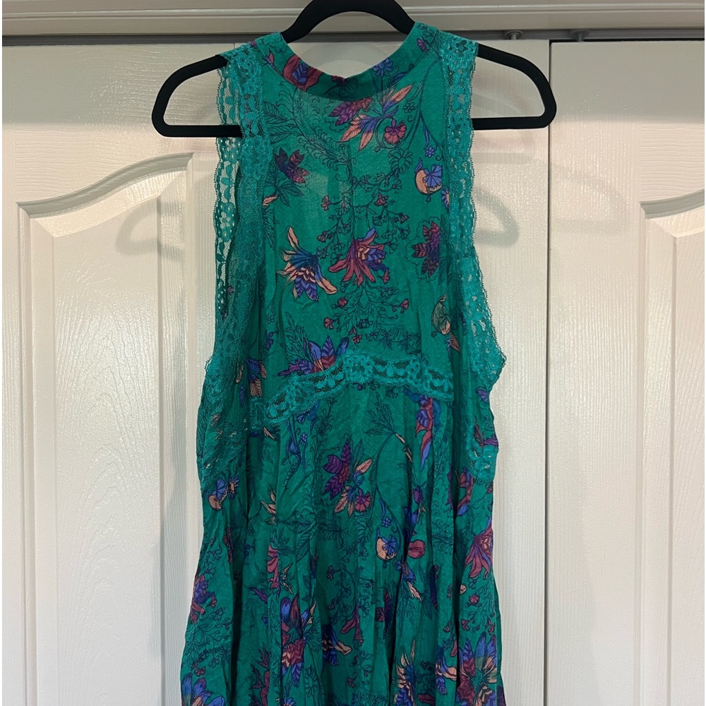 Free People High Neck Patterned Dress